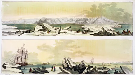 View of Spitsbergen with 
